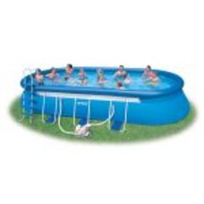 Бассейн надувной на опорах EASY Oval Frame Pools Intex IN 54496