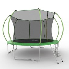 EVO JUMP Internal 12ft (Green) Батут с внутренней сеткой и лестницей, диаметр 12ft (зеленый)