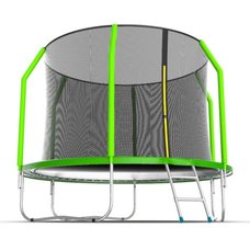 EVO JUMP Cosmo 10ft (Green) Батут с внутренней сеткой и лестницей, диаметр 10ft (зеленый)