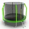 EVO JUMP Cosmo 10ft (Green) Батут с внутренней сеткой и лестницей, диаметр 10ft (зеленый)