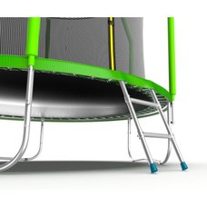 EVO JUMP Cosmo 10ft (Green) Батут с внутренней сеткой и лестницей, диаметр 10ft (зеленый)