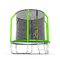 EVO JUMP Cosmo 8ft (Green) Батут с внутренней сеткой и лестницей, диаметр 8ft (зеленый)