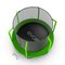 EVO JUMP Cosmo 8ft (Green) Батут с внутренней сеткой и лестницей, диаметр 8ft (зеленый)