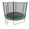 EVO JUMP External 10ft (Green) Батут СКЛАДНОЙ с внешней сеткой и лестницей, диаметр 10ft (зеленый)