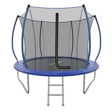 EVO JUMP Internal 8ft (Blue) Батут СКЛАДНОЙ с внутренней сеткой и лестницей, диаметр 8ft (синий)