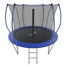 EVO JUMP Internal 8ft (Blue) Батут СКЛАДНОЙ с внутренней сеткой и лестницей, диаметр 8ft (синий)